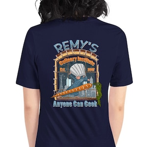 Ratatouille Preppy Shirt, Remy&#39;s Culinary Institute, Disney Food and Wine Shirt, Double-Sided Print Tee, Chef Gifts, Animal Kingdom Shirt