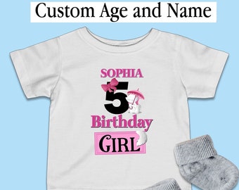 Custom Age and Name Shirt, The Aristocats Birthday Theme Child Shirt, Disney Marie Shirt, Cute Baby Girl Outfit, Infant Fine Jersey