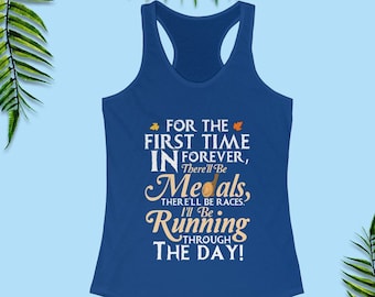 Gefrorene Run Tank Tops, ich werde durch den Tag laufen, Prinzessin Anna Racerback Tank, Disney Outfit, Disney Outfit, Disney Outfit