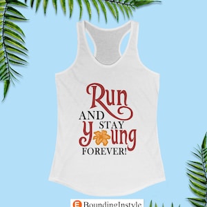 Tangled Running Tank Tops, Run and Stay Young Forever, Mother Gothel Racerback Tank, runDisney Outfit, Disney World Marathon Costume