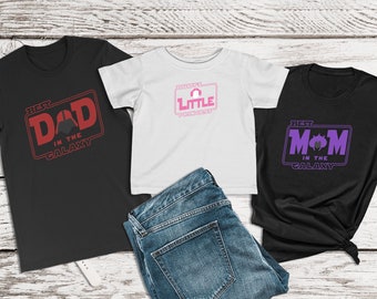 Star Wars Shirt, Best Dad In the Galaxy with Darth Vader, Perfect for Star Wars Family Fans on Disney Galaxy's Edge Trips, Birthday Party