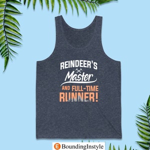 Frozen Running Tank Tops, Reindeer Master and Full-Time Runner, Kristoff Shirt, runDisney Apparel, Disney Half Marathon Outfit, Disney 10K