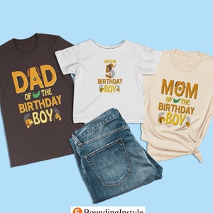Toy Story Birthday Shirt, Slinky Dog Theme Tshirts, Dad Mom Daughter Son Cousin Matching Outfit, Pixar Family Reunion Vacation T-Shirts