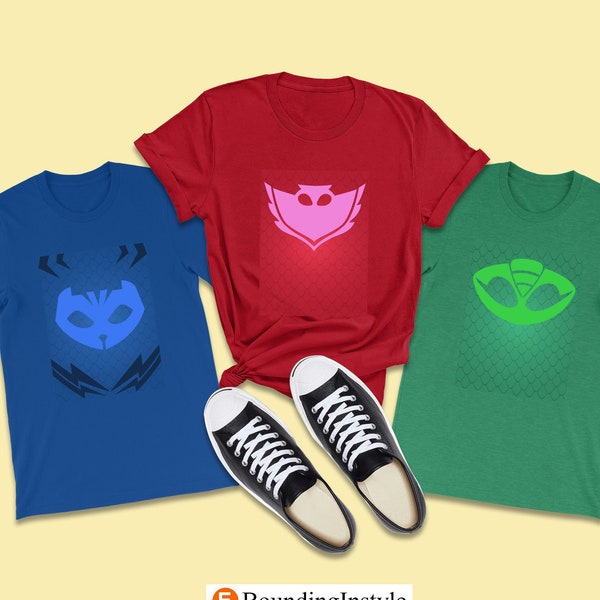 PJ Masks Power Heroes Shirt, Catboy Easy Costume Tshirt, Leader of the PJ Masks, Disney World Tee, Disneyland Shirt, PJ Masks Birthday Shirt