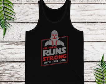 Camiseta de tirantes de Star Wars, «Que la Fuerza te acompañe», Camiseta de tirantes de Darth Vader, runDisney Star Wars, Camiseta Galaxy's Edge, Disfraz de running de Disney