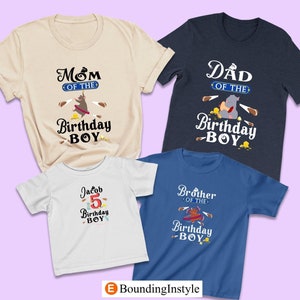 Ratatouille Birthday Theme Shirt, Dad Mom Brother of the Birthday Boy, Epcot Family Shirt, Party Squad, Custom Age, and Name Baby Clothes