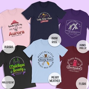 Sleeping Beauty Occupation Shirt, Disney Logo, Disney Family Tshirt, Disney Couple Shirts, Disney World Group Tee, Disneyland Team Apparel