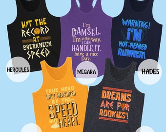 Hercules Matching Tank Tops, Disney Running Shirts, Hercules Family Group T-Shirt, runDisney Costume, Disneyland Marathon Weekend Team Tee