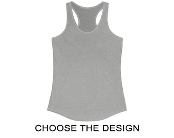 Custom Women Tank, Women's Tri-Blend Racerback Tank, Next Level 1533