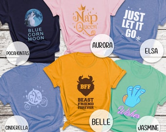 princess t shirts from ralph breaks the internet
