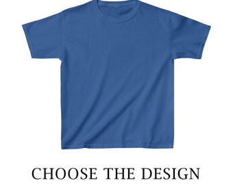 Custom Youth T-Shirts, Kids Heavy Cotton Tee, Gildan 5000B