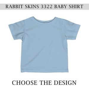 Custom Infant T-Shirts, Infant Fine Jersey Tee, Rabbit Skins 3322