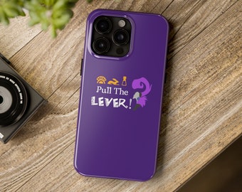 The Emperor's New Groove All Model iPhone Cases, Pull The Lever, Disney Couple Accessory Gift, Yzma and Kronk, Tough, Slim Lightweight Case
