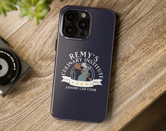 Ratatouille All Model iPhone Cases, Remy&#39;s Culinary Institute Anyone Can Cook, Disney Pixar Animation Accessory, Chef Remy Tough Mobile Case