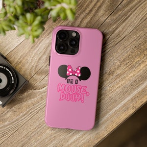 Sono un topo Duuh Custodie per iPhone di tutti i modelli, Custodia per cellulare Mean Girls resistente e sottile, Karen Smith, Accessori per gadget con orecchie di Minnie Mouse Articoli regalo