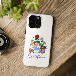 Etui na iPhone'a Wildflower All Model, etui na telefon Alicja w Krainie Czarów, gadżety na festiwal kwiatów i ogrodów, pomysł na prezenty z akcesoriami dla księżniczek