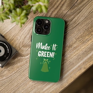Śpiąca Królewna Wszystkie modele etui na iPhone'a, Make It Green Tough Mobile Case, Fauna Fairy Godmother Accessory, Glossy Tough Mobile Case