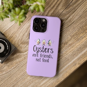 Etui na iPhone'a Alicja w Krainie Czarów, wytrzymałe i smukłe etui na telefon, ostrygi to przyjaciele, nie jedzenie, akcesoria do gadżetów Disneya, pomysły na prezenty urodzinowe