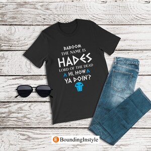 Hercules Shirt, Baboom The Name is Hades, Disney Villain Shirt, Hades Costume, Mens Disney Shirt, Disney Halloween Shirt, Disneyland Shirt