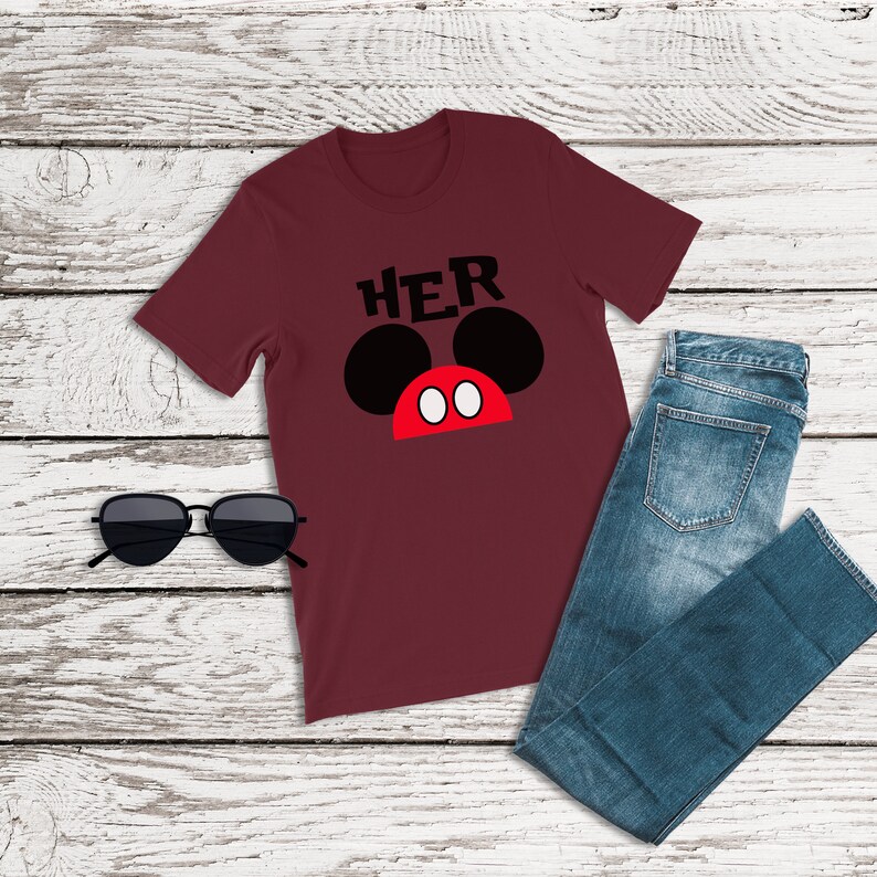 Mickey Mouse Shirts, Her Shirts, Disney Mickey Shirts, Mickey Ears Shirts, Disney Men Shirts, Disney Family Shirts, Disney Couple Shirts
