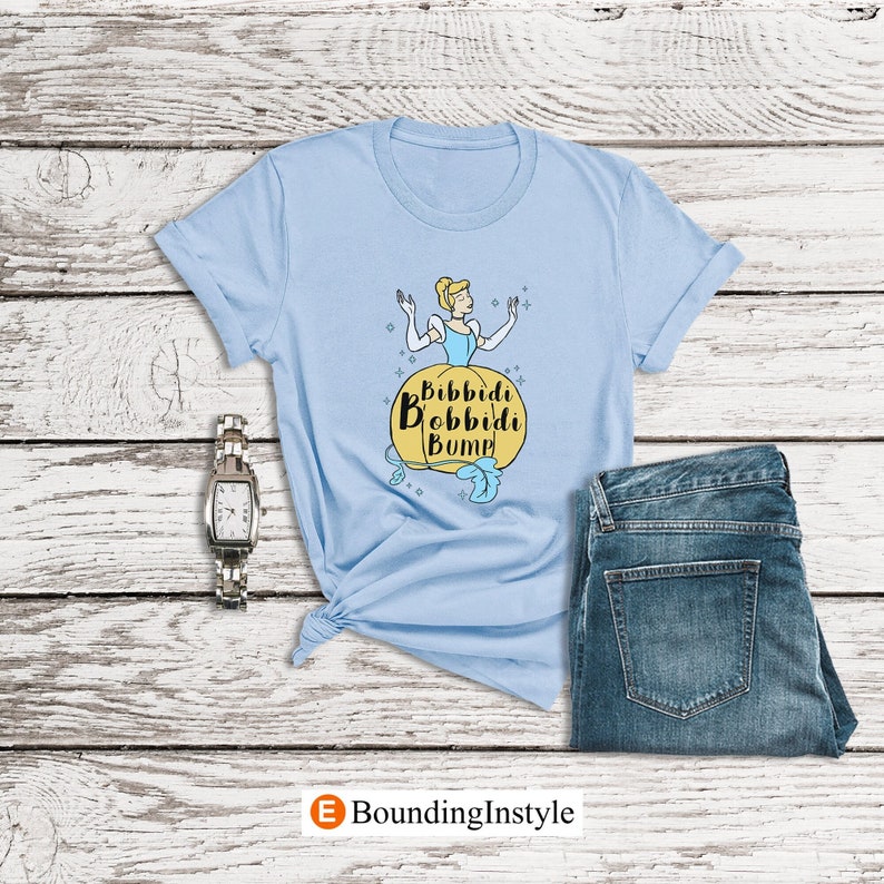 Cinderella Shirt, Bibbidi Bobbidi Bump Shirt, Disney Maternity Shirt, Pregnancy Announcement Shirt, Womens Disney Shirt, Disney World Shirts