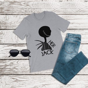 Nightmare Before Christmas Shirt, Her Jack Shirt, Jack Skeleton, Jack and Sally, Family Disney Shirt, Couples Disney Shirts, Halloween Shirt