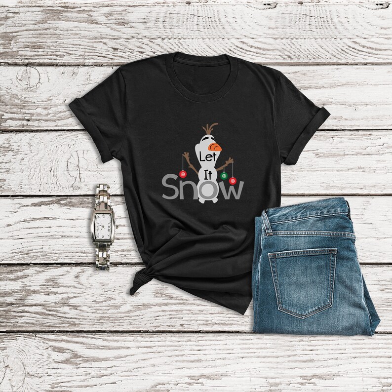 Frozen Shirt, Let It Snow Shirt, Olaf Shirt, Snowman Shirt, Disney Christmas, Disney Family Shirts, Disney World Shirts, Christmas Shirts