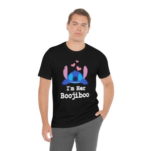 Lilo & Stitch Couple Shirt, I'm Her Boojiboo, Stitch Shirt, Disney Couples Matching Shirts, Valentine Honeymoon Shirt, Anniversary T-Shirt
