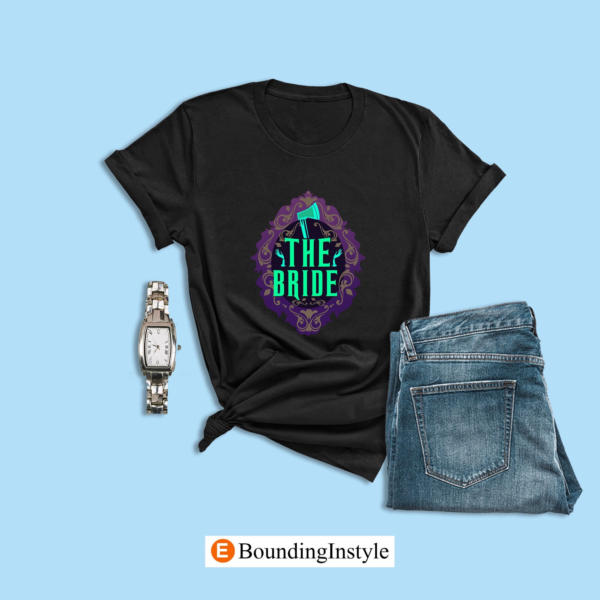 The Bride T-shirt, the Haunted Mansion Shirt, Constance Hatchaway