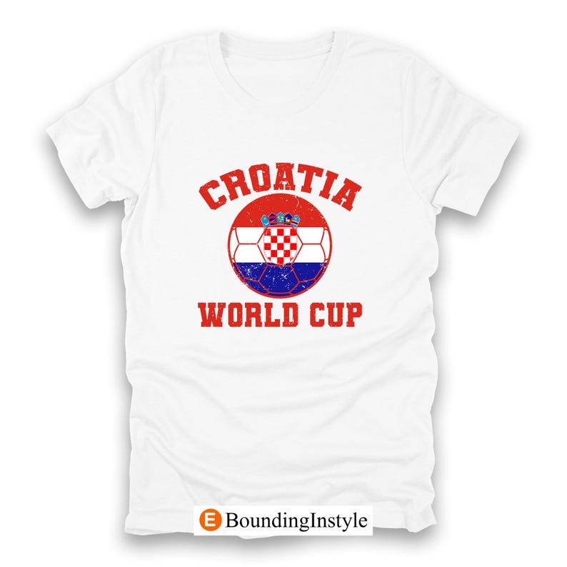 Croatia Soccer 2026 Fan Shirt, World Cup Fans T-Shirt, Retro Football Country Flag Shirts, International Game Day Gift, Sport Fan Tee