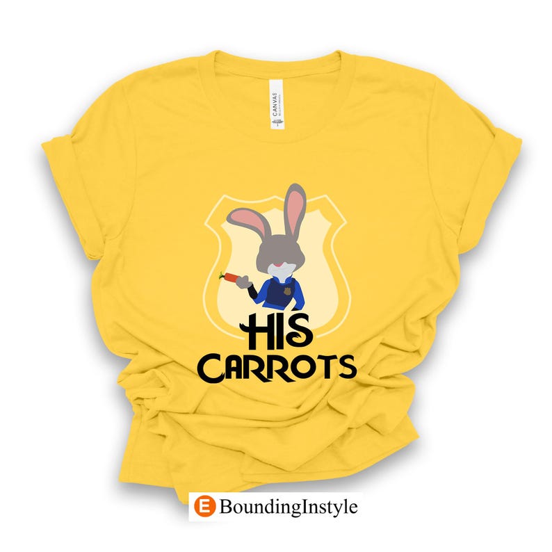 Zootopia 2 Shirt, Her Foxy Boy T-Shirt, His Carrots Tee, Nick Wilde Costume, Judy Hopps Cosplay, Animal Kingdom Outfit, Disney Couple Shirts