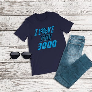Avengers Shirt, I Love You 3000 Shirt, Three Thousand Dad, Iron Man Endgame, Disney Dad Shirt, Fathers Day Shirt, Gift for Dad from Daughter