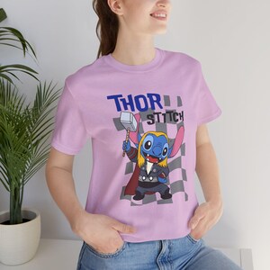 Stitch Marvel Shirts, Stitch Avengers Family Shirt, Retro Disney Character Tees, MCU Superhero, Deadpool, Thor, Spider-Man, Iron Man, Loki