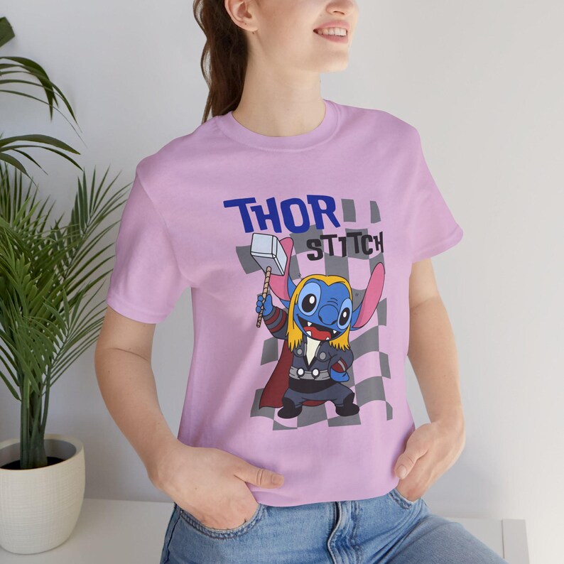 Stitch Marvel Shirts, Stitch Avengers Family Shirt, Retro Disney Character Tees, MCU Superhero, Deadpool, Thor, Spider-Man, Iron Man, Loki