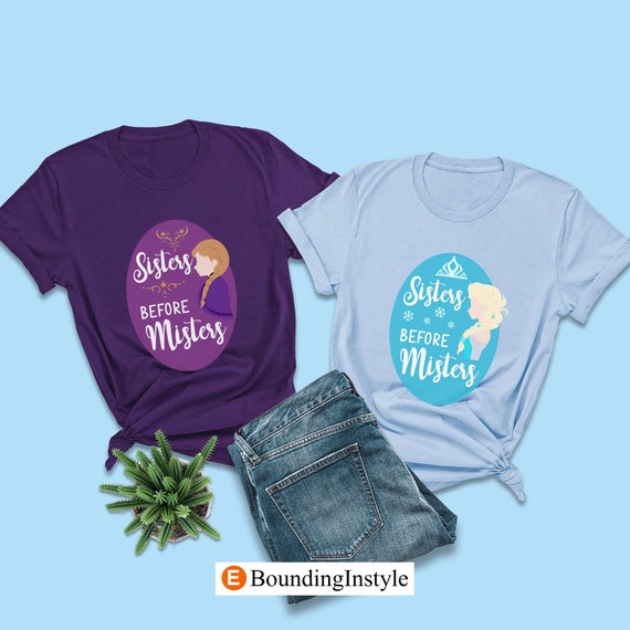 Frozen Birthday Shirt Sisters Before 