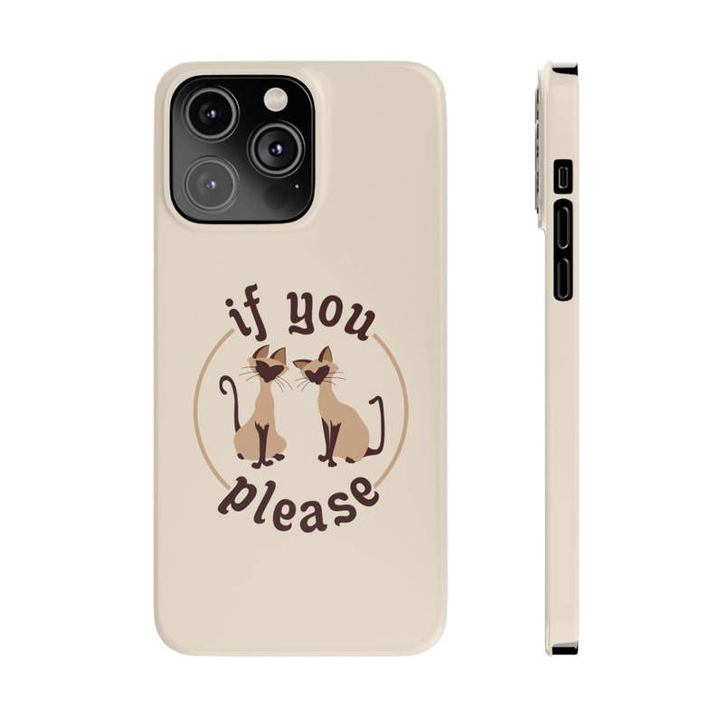 Lady and the Tramp All Model iPhone Cases, If You Please Mobile Case, Si and Am Disney Villains Merch, The Siamese Cat Twins Gift Idea
