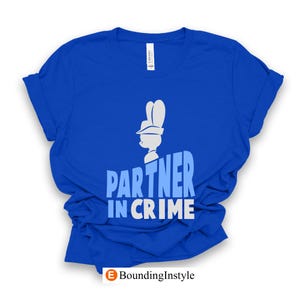 Zootopia 2 Shirts, Partner in Crime, Nick Wilde T-Shirt, Judy Hopps Shirt, Disney Couple Tee, Animal Kingdom, Disney Villain Matching Outfit