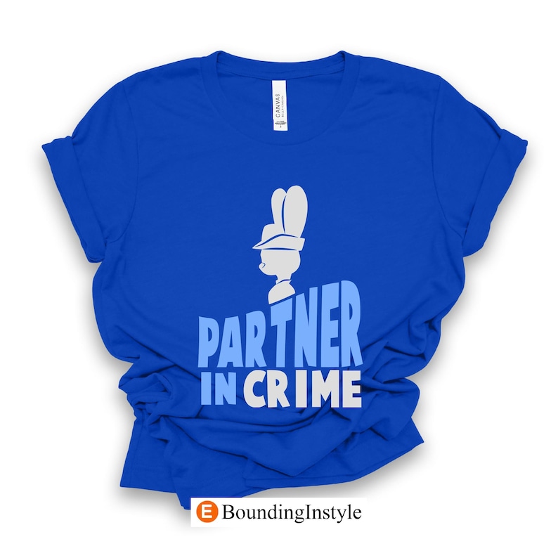 Zootopia 2 Shirts, Partner in Crime, Nick Wilde T-Shirt, Judy Hopps Shirt, Disney Couple Tee, Animal Kingdom, Disney Villain Matching Outfit