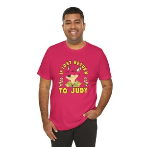 Zootopia 2 Matching Shirt, Nick Wilde T-Shirt, Judy Hopps Tee, If Lost Return to Judy, I am Judy, Animal Kingdom Outfit, Disney Couple Shirt