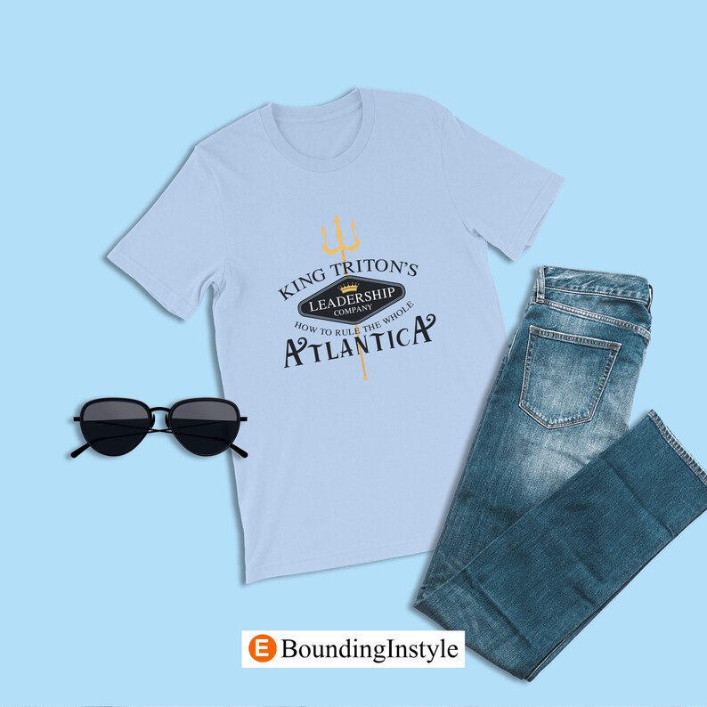 The Little Mermaid Shirt, King Triton Leadership Company, Disney Logo Shirt, Atlantica Shirt, The Sea King, Disney Dad Shirt, Disneyland