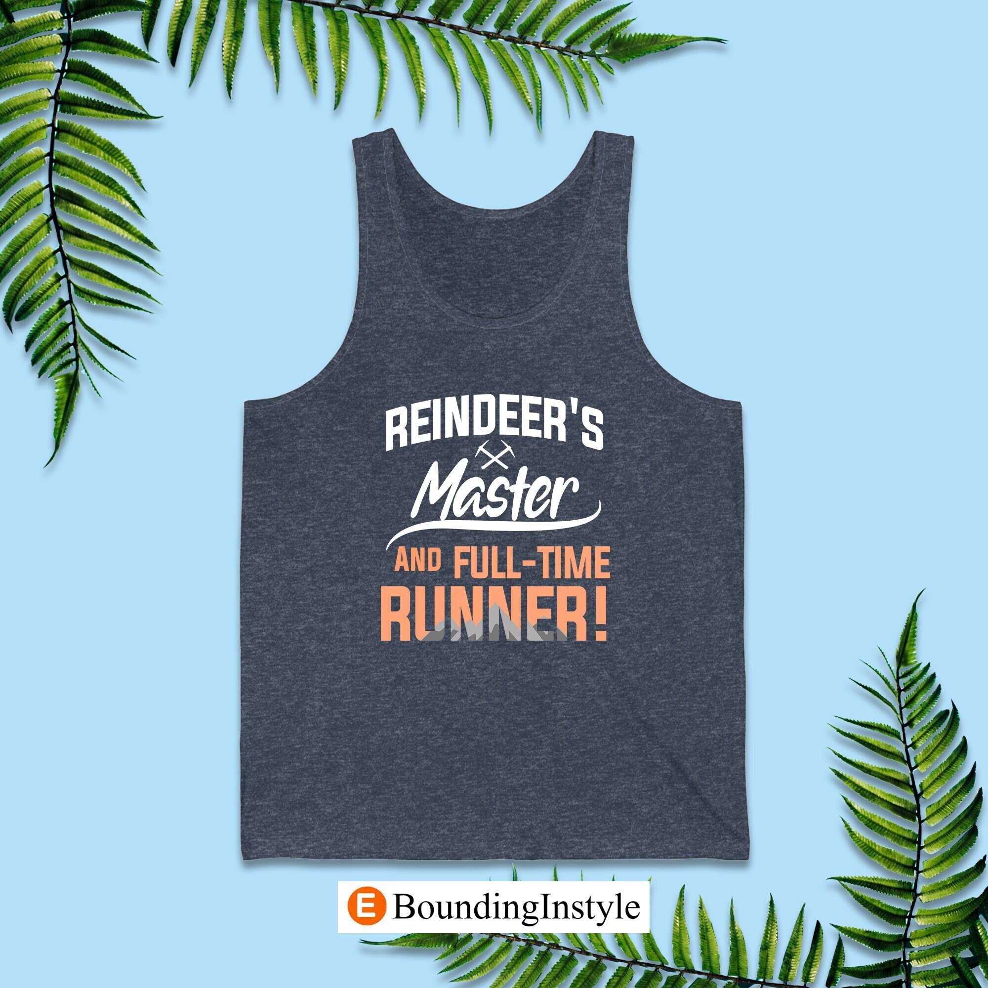 Frozen Running Tank Tops, Reindeer Master and Full-Time Runner, Kristoff Shirt, runDisney Apparel, Disney Half Marathon Outfit, Disney 10K