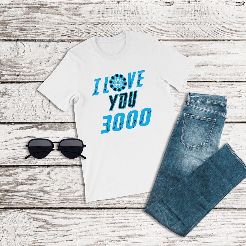 Avengers Shirt, I Love You 3000 Shirt, Three Thousand Dad, Iron Man Endgame, Disney Dad Shirt, Fathers Day Shirt, Gift for Dad from Daughter