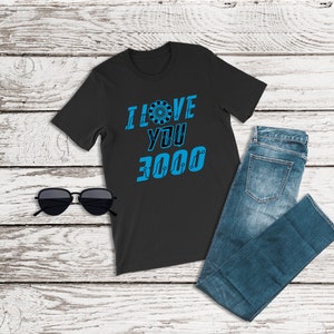 Avengers Shirt, I Love You 3000 Shirt, Three Thousand Dad, Iron Man Endgame, Disney Dad Shirt, Fathers Day Shirt, Gift for Dad from Daughter