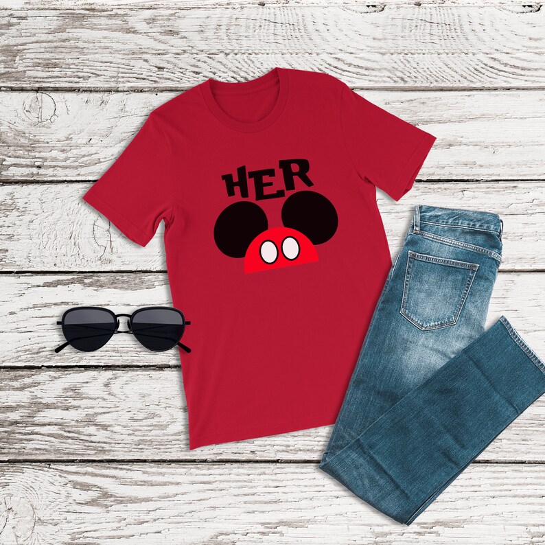 Mickey Mouse Shirts, Her Shirts, Disney Mickey Shirts, Mickey Ears Shirts, Disney Men Shirts, Disney Family Shirts, Disney Couple Shirts