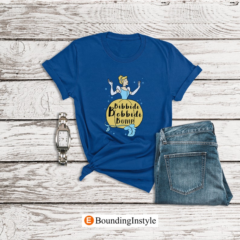 Cinderella Shirt, Bibbidi Bobbidi Bump Shirt, Disney Maternity Shirt, Pregnancy Announcement Shirt, Womens Disney Shirt, Disney World Shirts