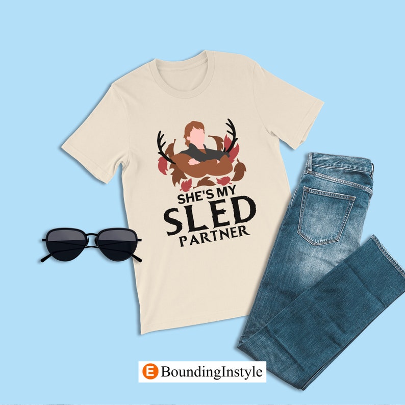 Frozen Couples Disney Shirt, She's My Sled Partner, Kristoff Shirts, Anniversary Tee, Disneyland Valentine Honeymoon, Kristoff Matching Anna