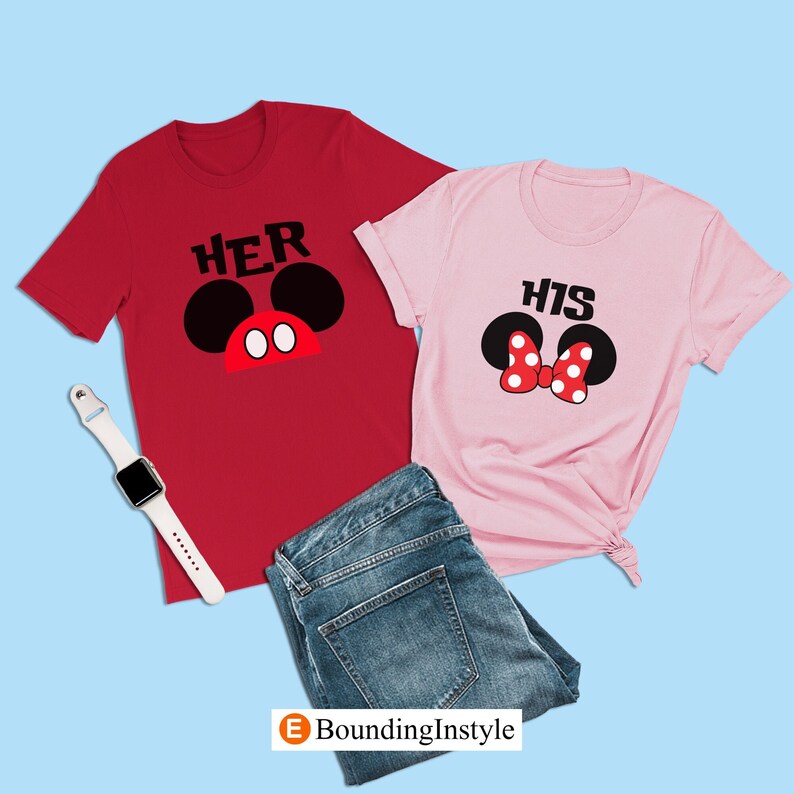 Mickey Mouse Shirts, Her Shirts, Disney Mickey Shirts, Mickey Ears Shirts, Disney Men Shirts, Disney Family Shirts, Disney Couple Shirts