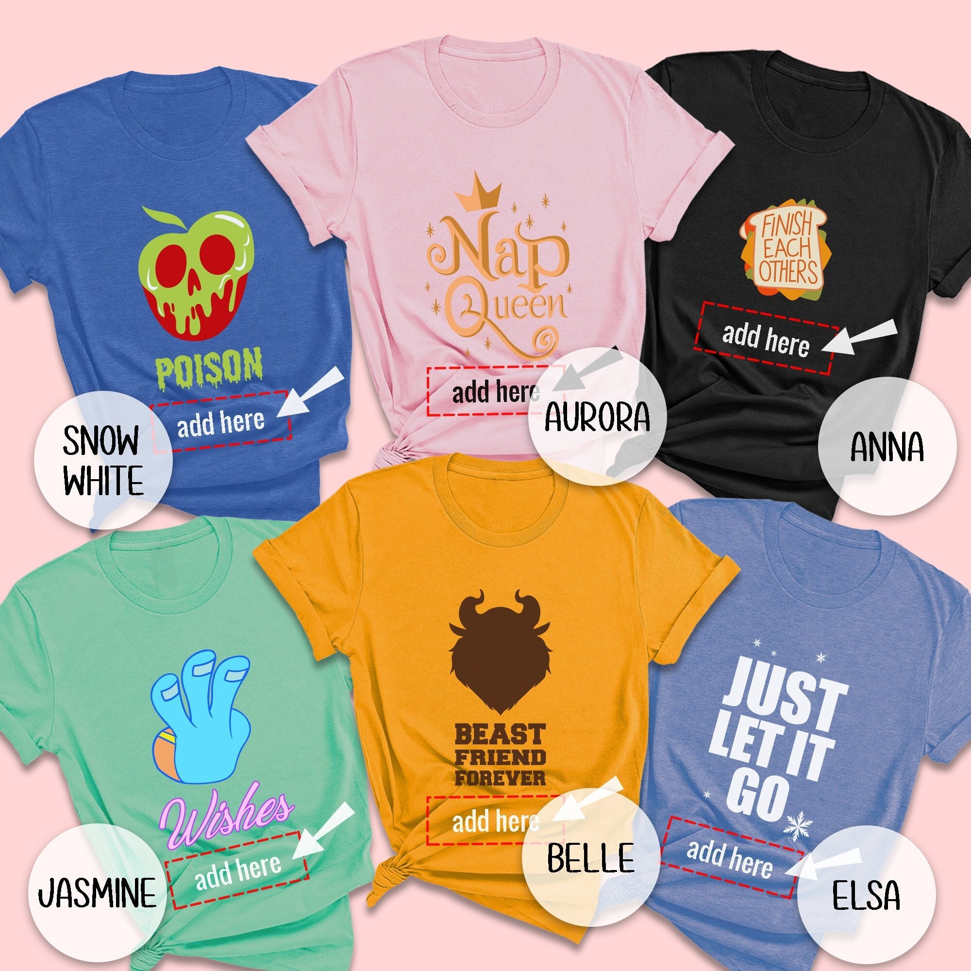 Princess Shirt Disney Wreck-it Princess Etsy Shirt, Group 2 Team Ralph - T-shirt, Breaks Comfy Internet Shirt, the Disney Shirt, Custom Squad Ralph