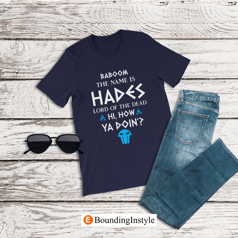 Hercules Shirt, Baboom The Name is Hades, Disney Villain Shirt, Hades Costume, Mens Disney Shirt, Disney Halloween Shirt, Disneyland Shirt