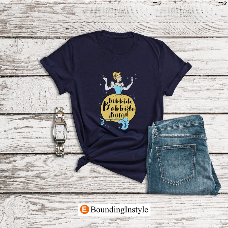 Cinderella Shirt, Bibbidi Bobbidi Bump Shirt, Disney Maternity Shirt, Pregnancy Announcement Shirt, Womens Disney Shirt, Disney World Shirts